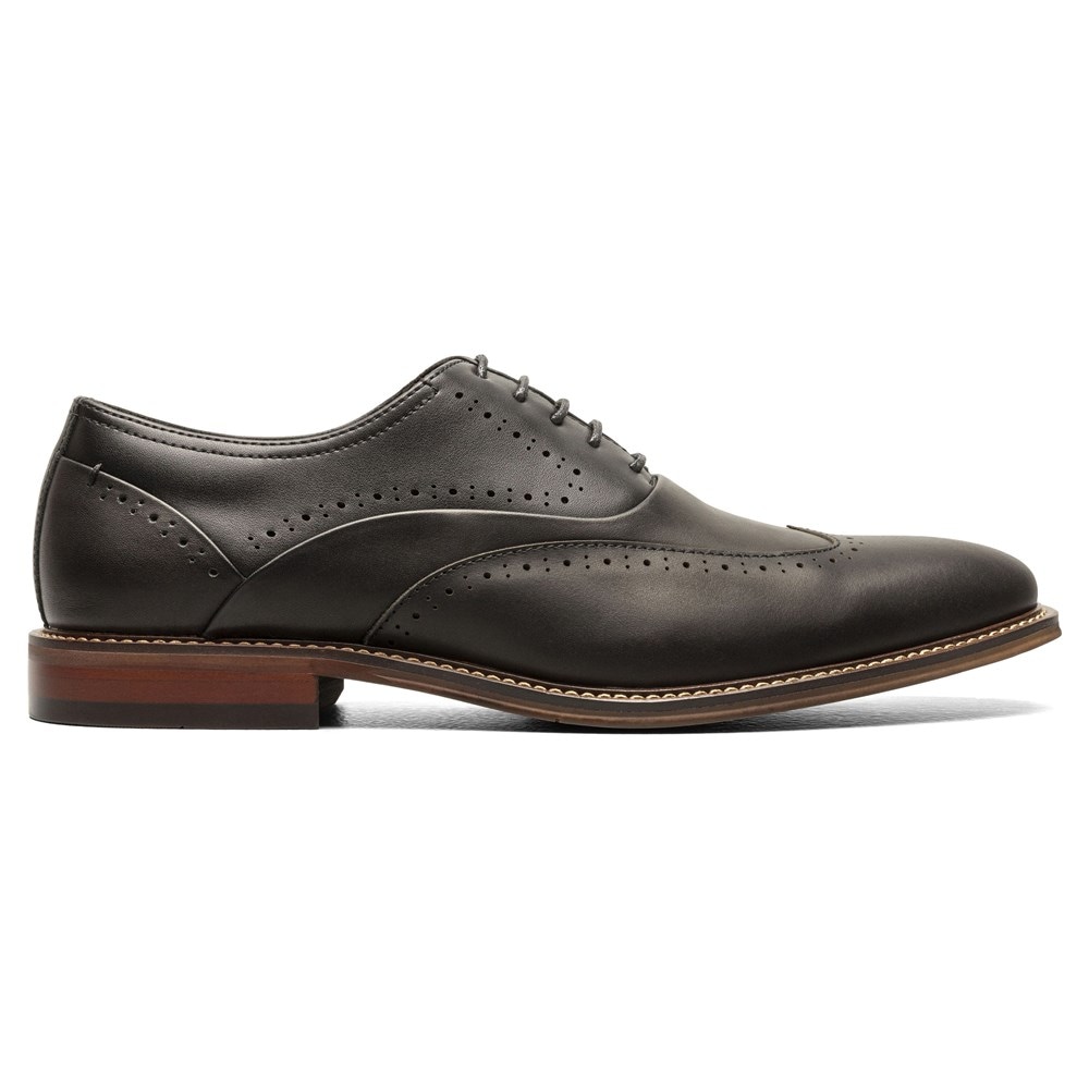 

Мужские оксфорды Macarthur Medium/Wide Wing Tip Stacy Adams, черный