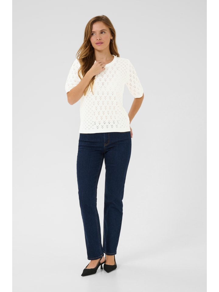 

Kaffe Вязаный свитер KApeggy Regular Fit мелом