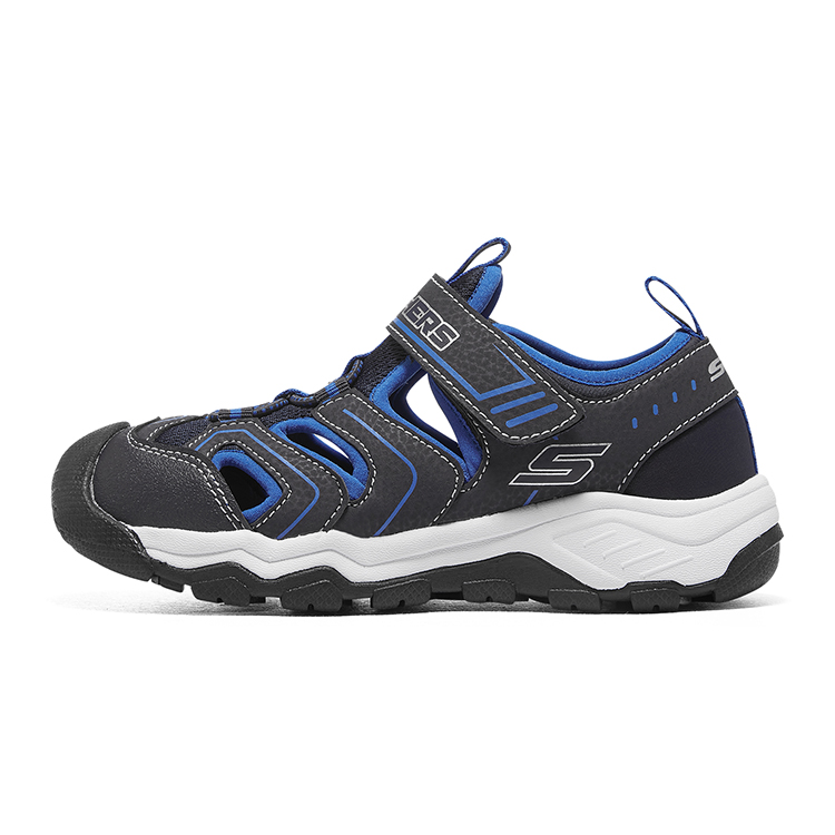 

Skechers Детские сандалии с амортизацией, дышащие, износостойкие, легкие, синие, для подростков