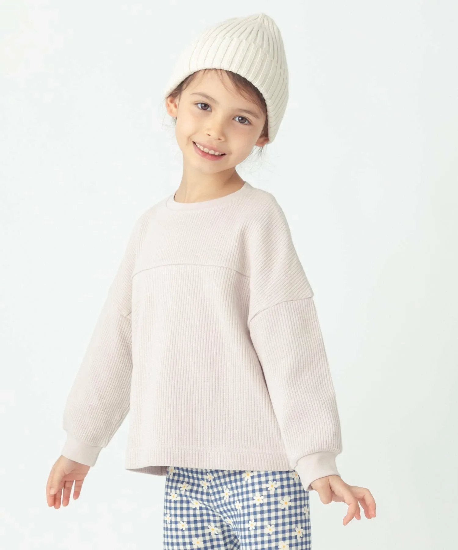 Футболка с длинными рукавами Ever Closet, Pink beige