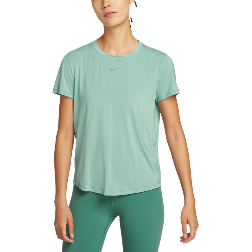 

Классическая женская футболка Dri FIT с короткими рукавами Nike, серый/белый