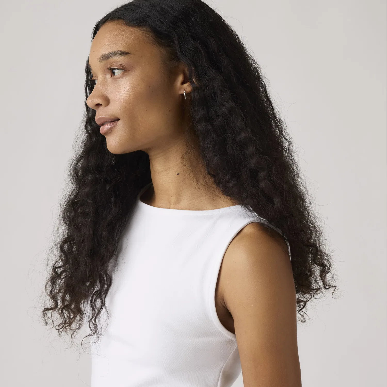 Топ с вырезом-лодочкой от Блэр Levi's, White — фото 2