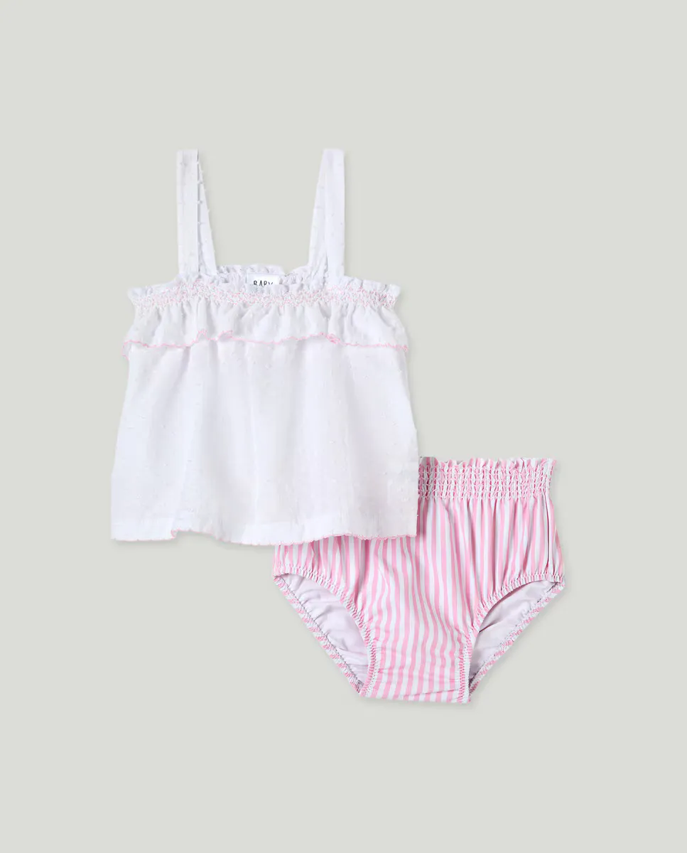 

Набор плюмети для девочки Baby El Corte Inglés, цвет Rosa
