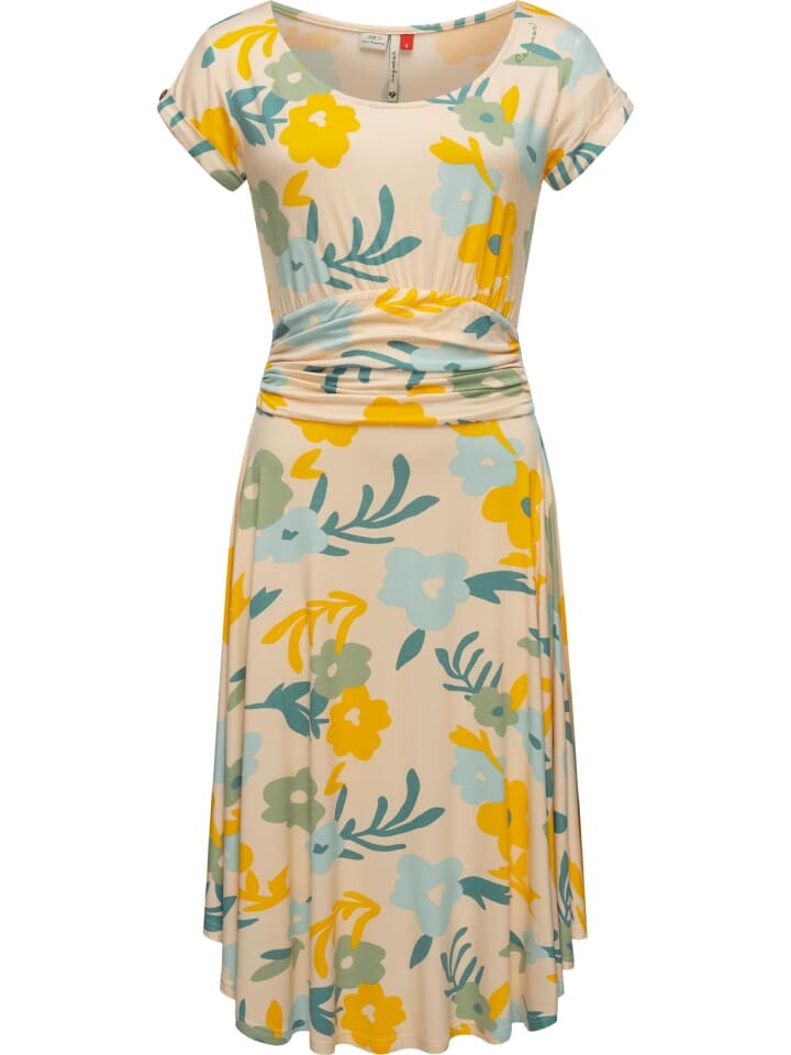 

Короткое платье ragwear Sommerkleid Yvone Flowers, бежевый