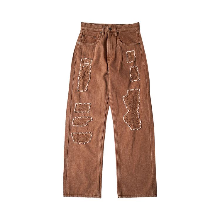 

Брюки Glass Cypress Pearled Denim, Brown