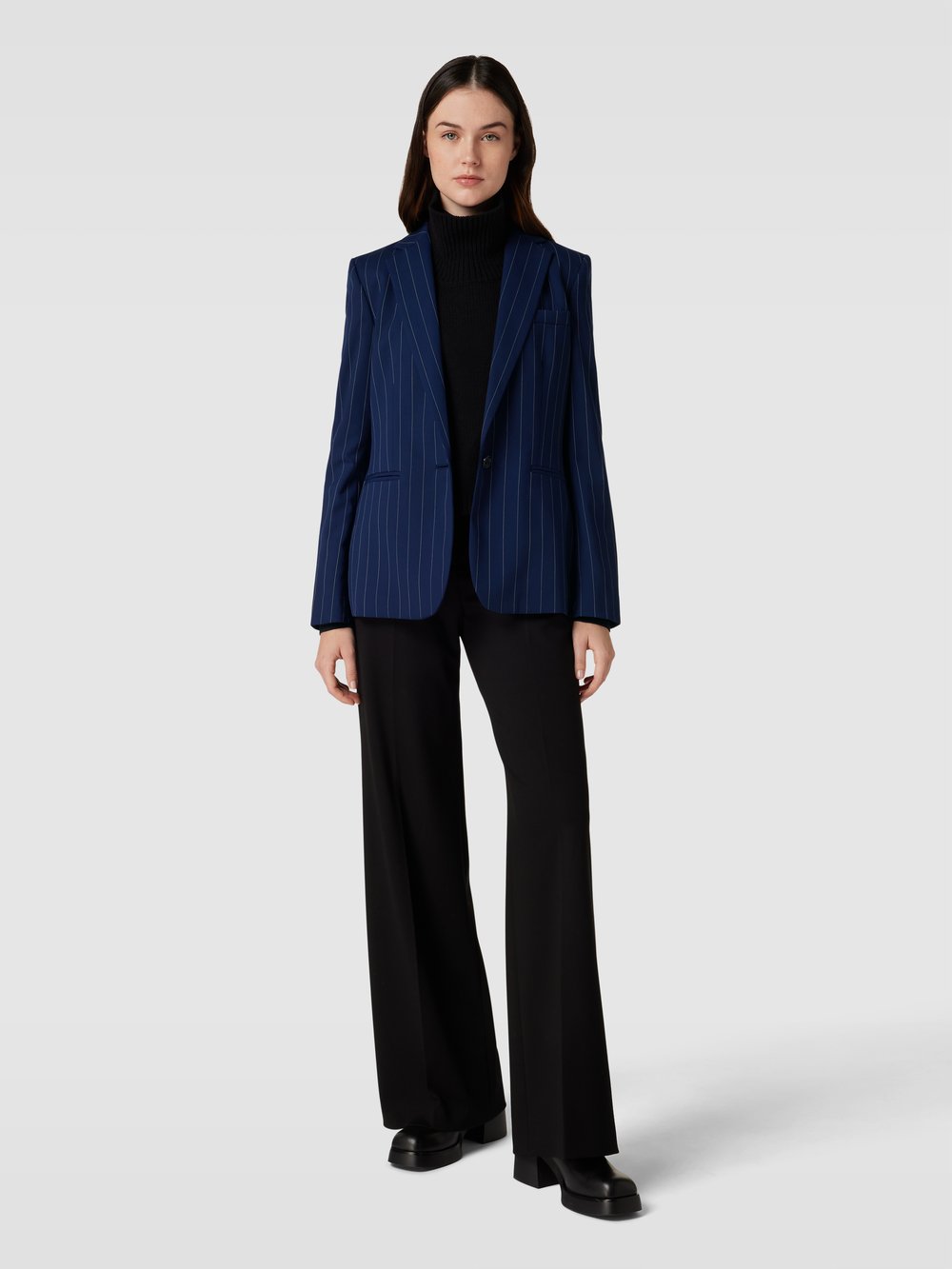 

Блейзер в тонкую полоску, модель 'ANGONA' Lauren Ralph Lauren
