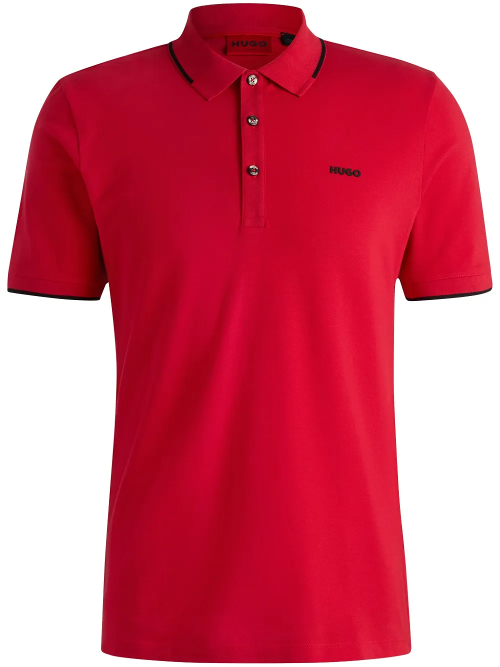 

Рубашка поло с логотипом Hugo, красный