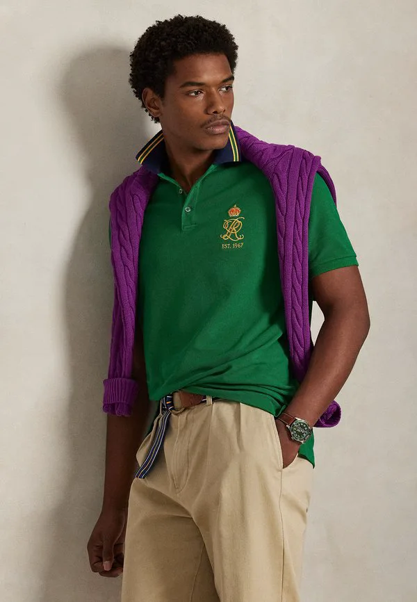 Классическая рубашка поло с гербом Polo Ralph Lauren, Hillside Green — фото 4