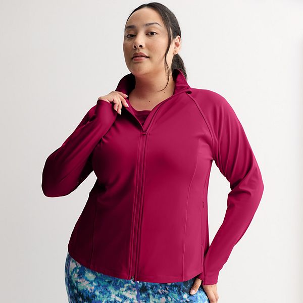 

Куртка Plus size Ultrastretch Performance Tek Gear, Vintage Ruby
