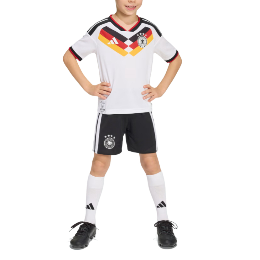 Casual Sportswear Germany 26 Home 2 Piece Set Kids' Adidas, белый — фото 3