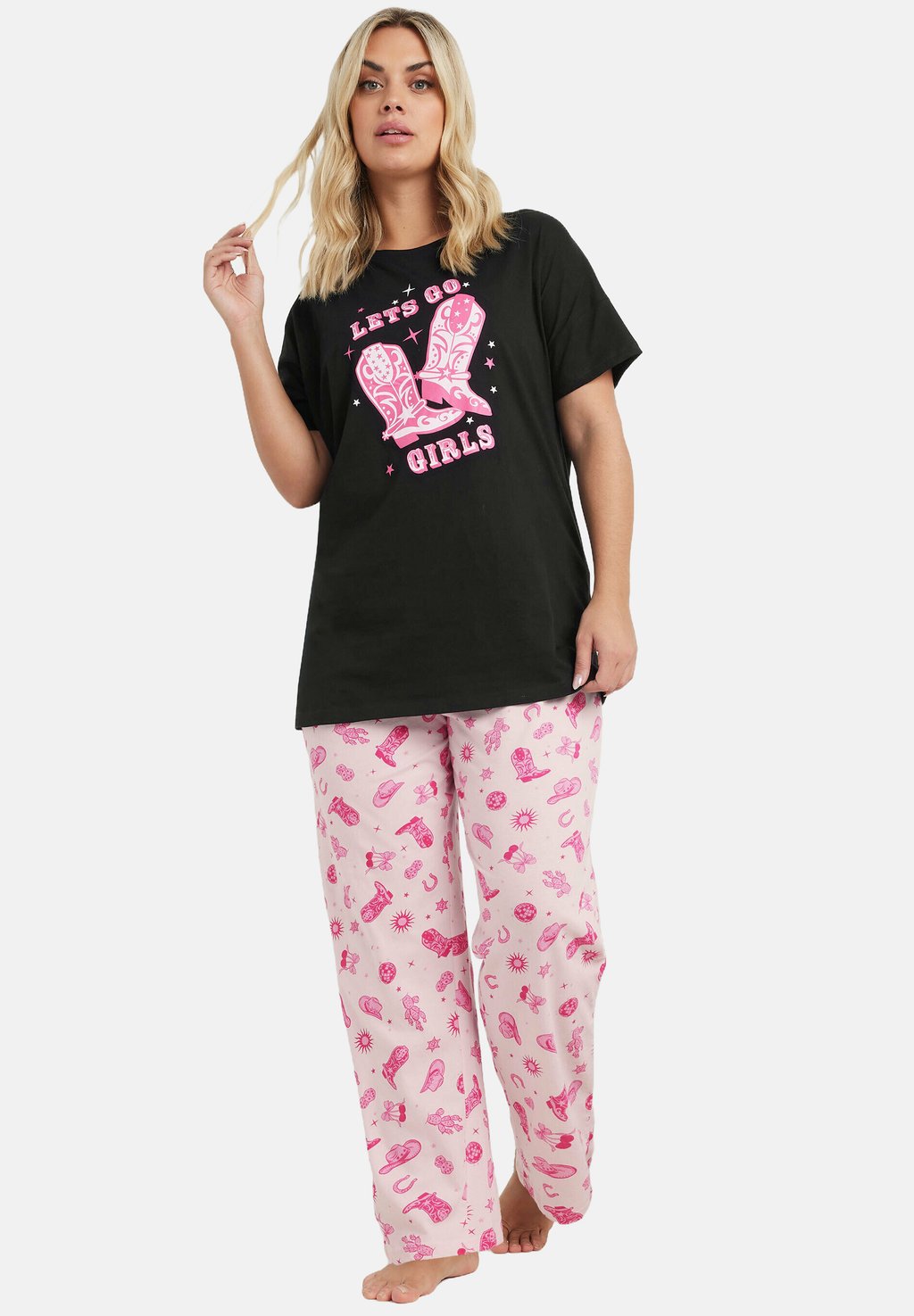 

Пижама SET - Pyjama set Yours Clothing, антрацит