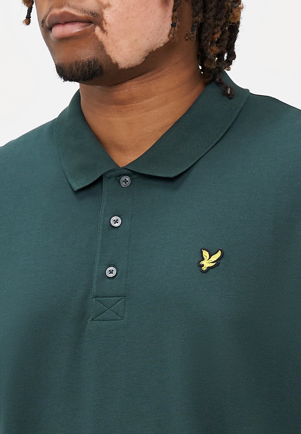 

Рубашка поло PLAIN Lyle & Scott, бирюзовый