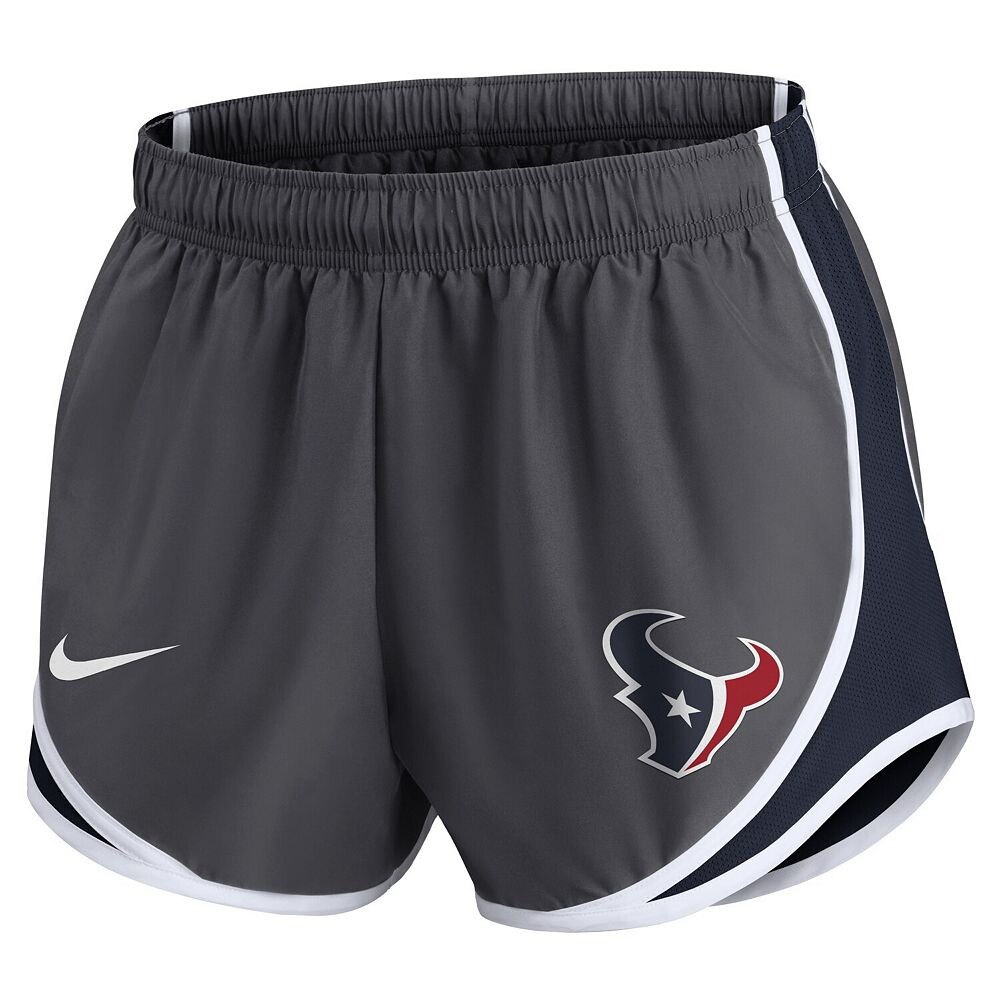 Женские темно-серые шорты Nike Houston Texans Logo Performance Tempo, цвет Txs Charco — фото 3