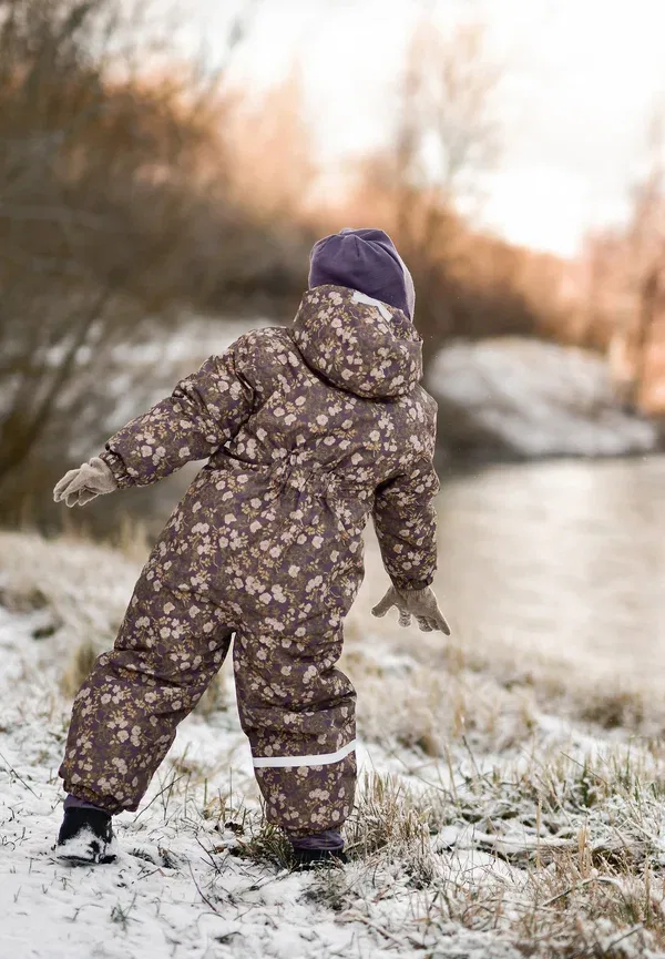 Комбинезон зимний Mikk-Line aop snowsuit, воробей — фото 2