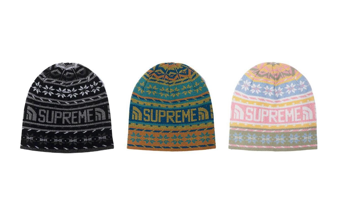 

Шапка Supreme The North Face, зеленый
