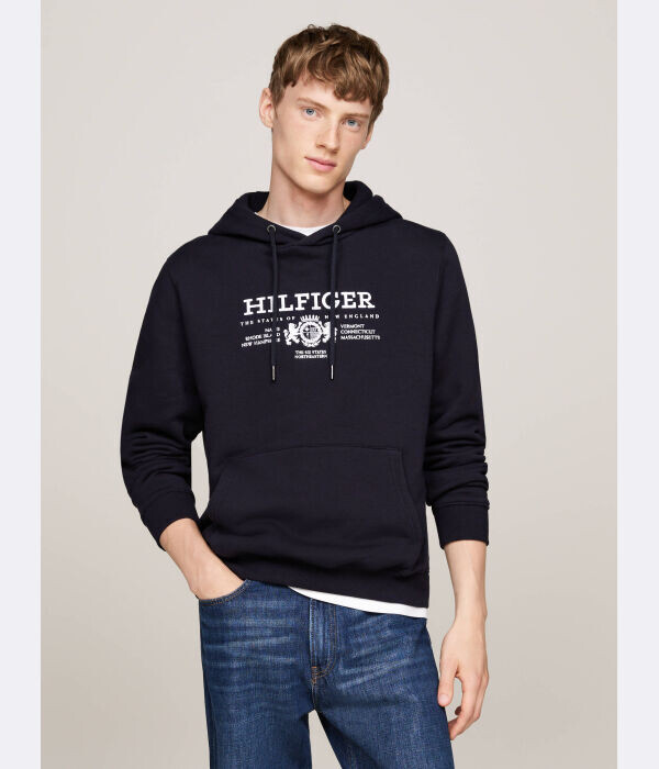 

Толстовка мужская Tommy Hilfiger с принтом, синий