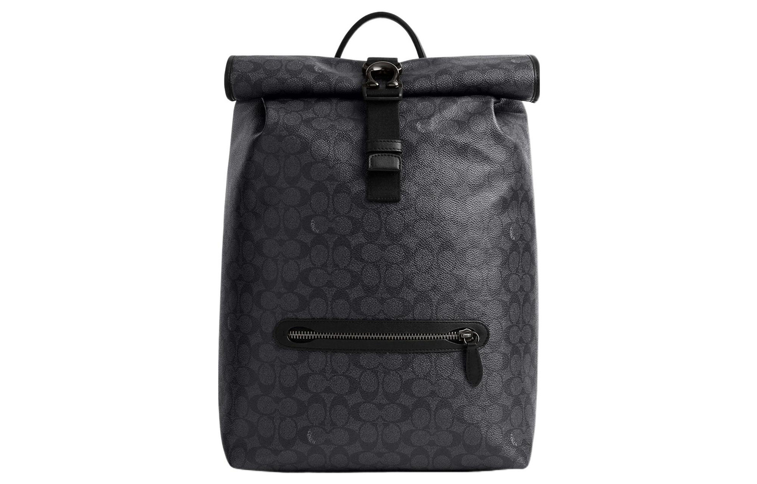 

Рюкзак Beck Canvas With Calfskin Tubas Мужской Черный COACH