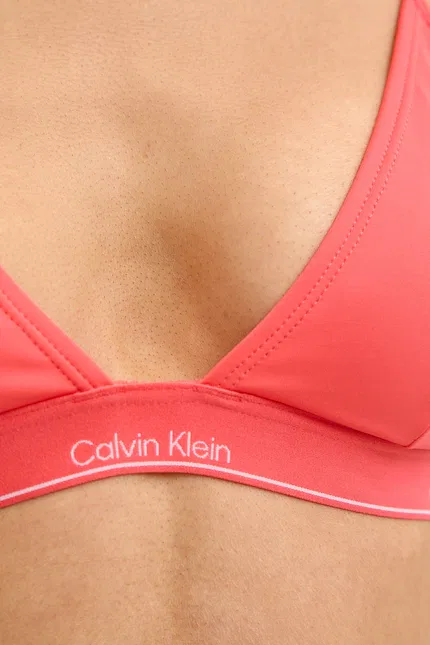 Бикини-топ трикотажный Calvin Klein, розовый — фото 4