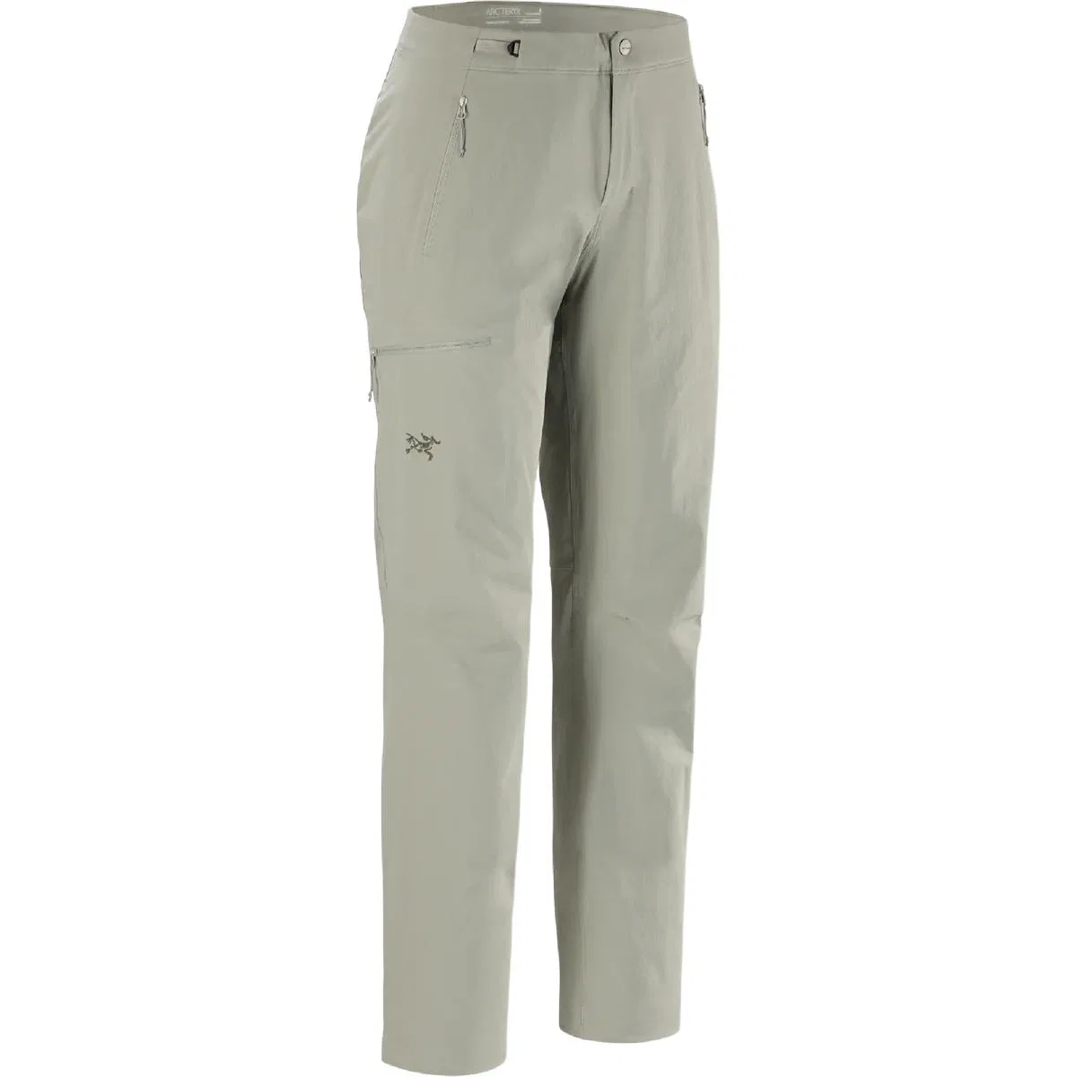 Софтшелл брюки с застегивающимися карманами Arcteryx Stone Gray Green