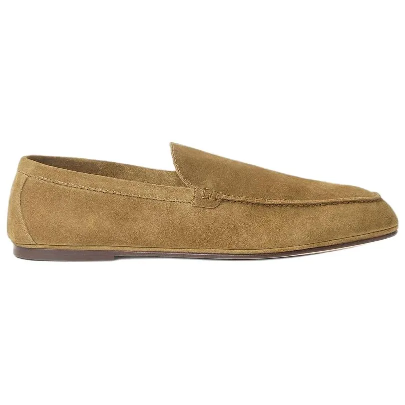 Loro Piana Летние кожаные туфли Anton Walk Casual для мужчин, коричневые — фото 3