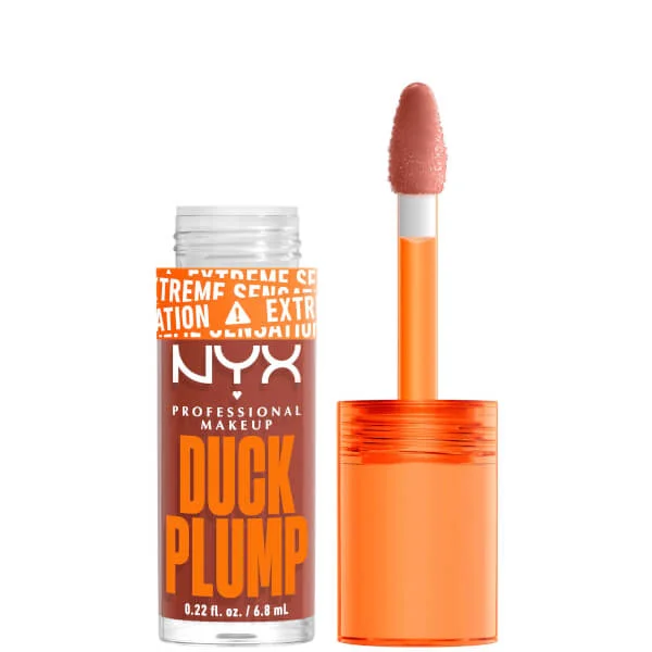 

Блеск для объема губ duck plump Nyx Professional Makeup, цвет brown of appluase