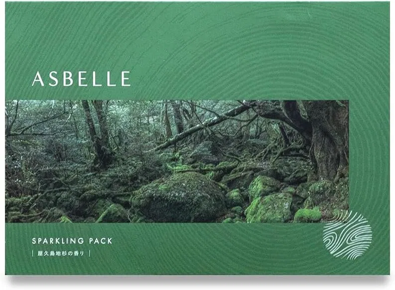 Пенка для умывания Asbelle — Sparkling Pack , 8 пакетиков, с ароматом якусимского кедра