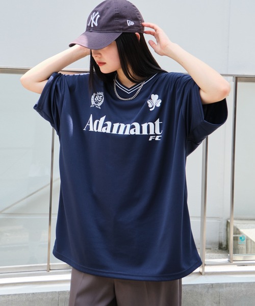 

Футболка с сетчатым логотипом WEGO/Accessory, темно-синий