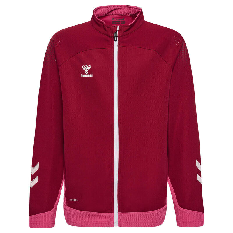 

Hmllead Zip Jacket Детская мультиспортивная куртка унисекс HUMMEL, цвет rot