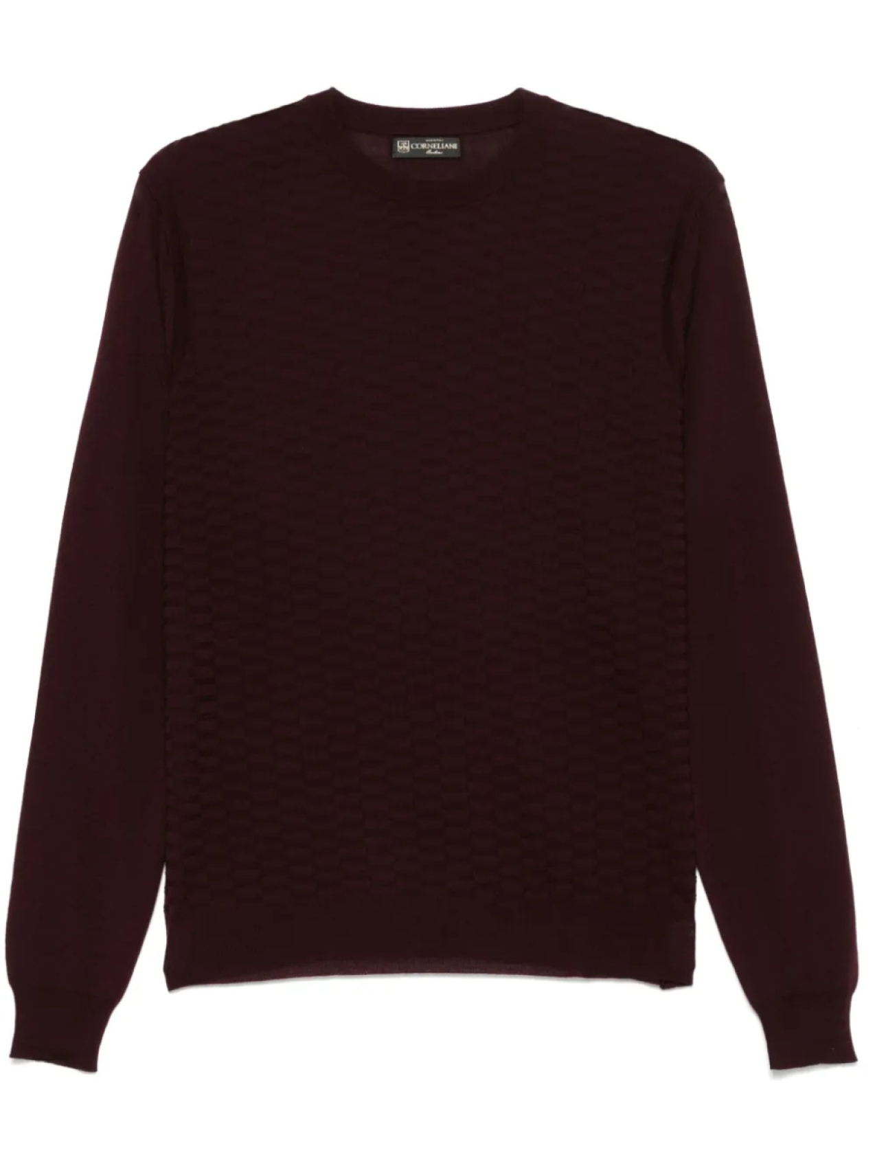 

Футболка Corneliani из тонкой вязки, красный