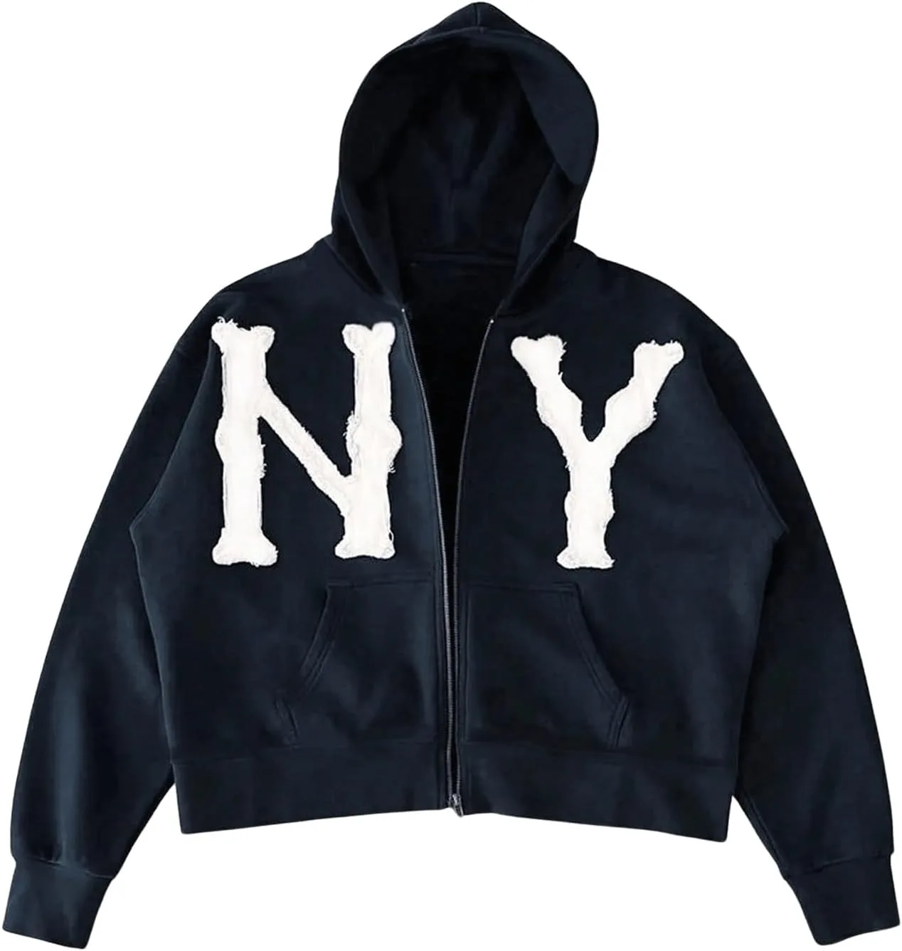 

Soly Hux худи с принтом и молнией, длинный рукав, карман