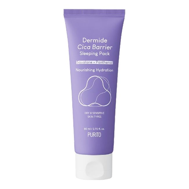 

Ночная маска для лица Dermide cica barrier Purito, 80 мл