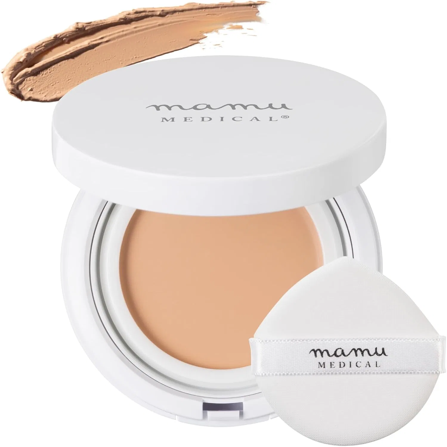 Тональный бальзам Water Drop in Balm Pact с экстрактом стволовых клеток человека и керамидами, бренд Mamu Medical, 1 шт, бежевый