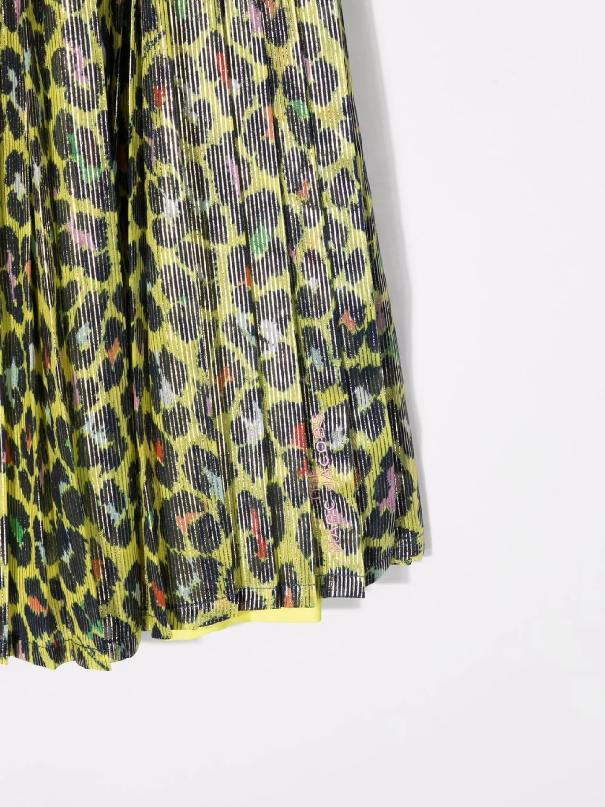 Юбка с леопардовым принтом Marc Jacobs Kids, желтый — фото 3