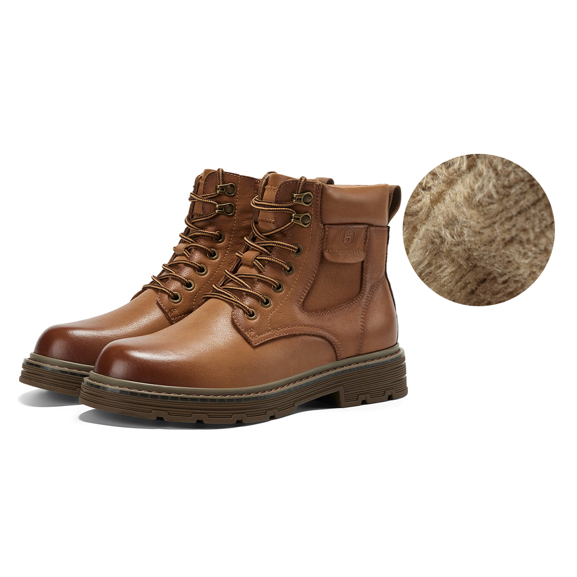 

Мужские ботинки Cahhrrn X Martin Boot Men Beige Haleboss