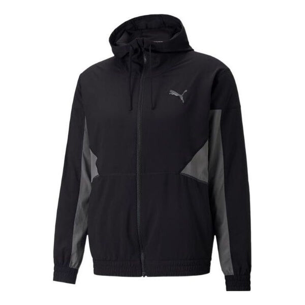 

Куртка fit woven jacket 'black' Puma, черный