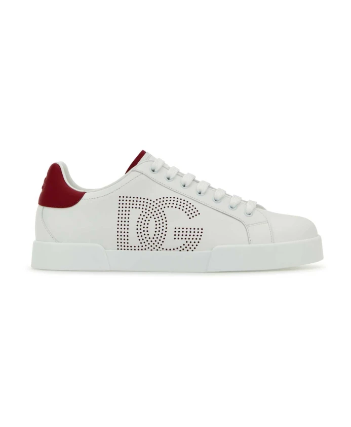 

Кроссовки из кожи наппа Dolce & Gabbana, белый