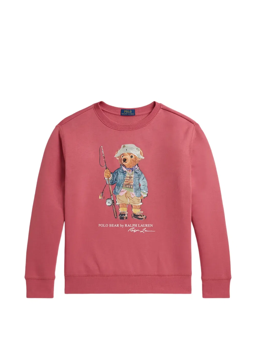 Флисовая толстовка Polo Bear Polo Ralph Lauren Kids, розовый