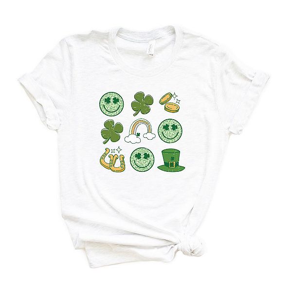 

Футболка с принтом Irish icons chart Simply Sage Market, White, Белый, Футболка с принтом Irish icons chart Simply Sage Market, White