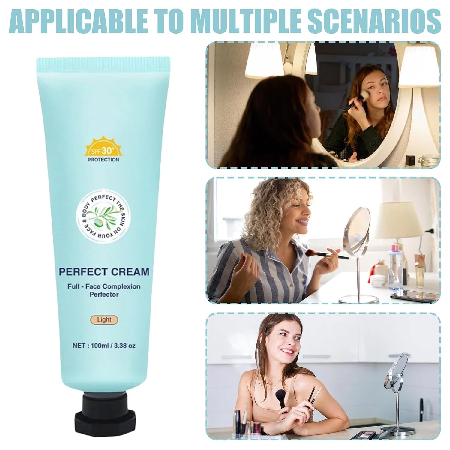 Тональный увлажняющий солнцезащитный крем SPF 30 Generisch — фото 3