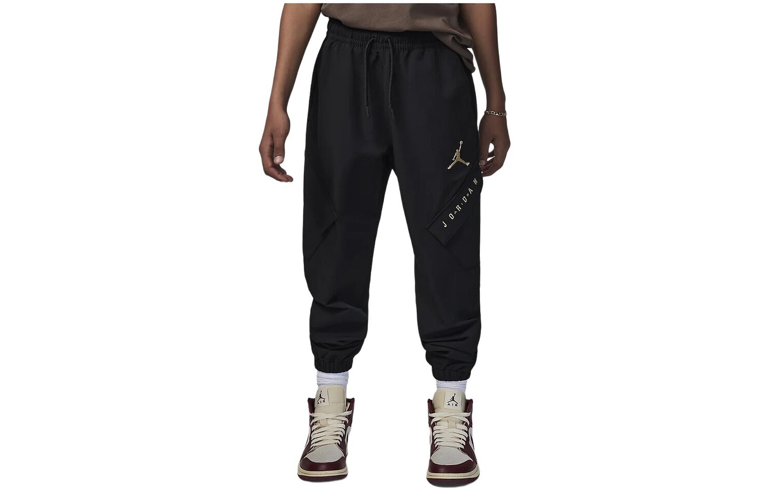 

Детские трикотажные спортивные штаны Jordan, цвет Black