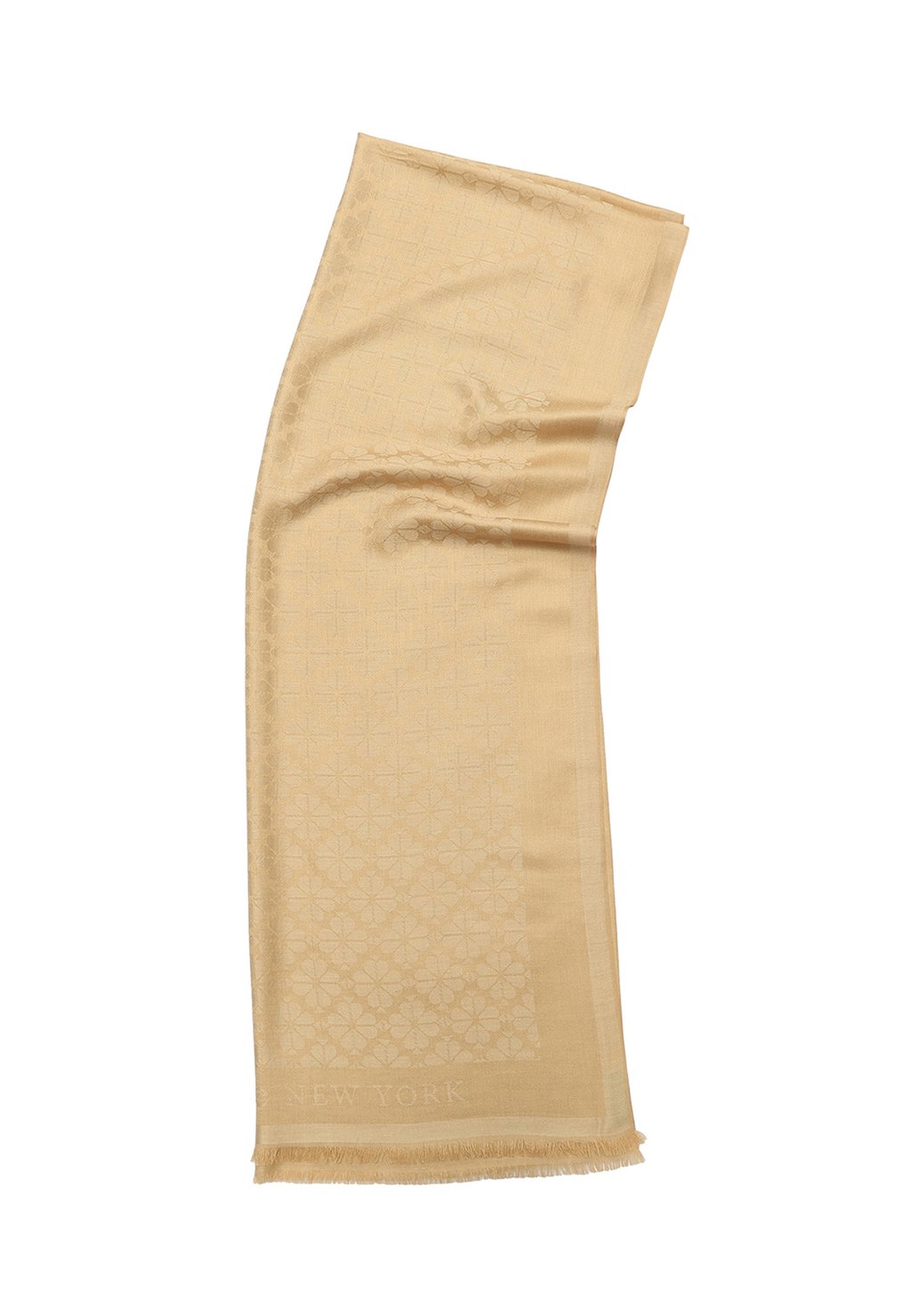 

Шарф FLOWER YARNDYE OBLONG kate spade new york, бежевый