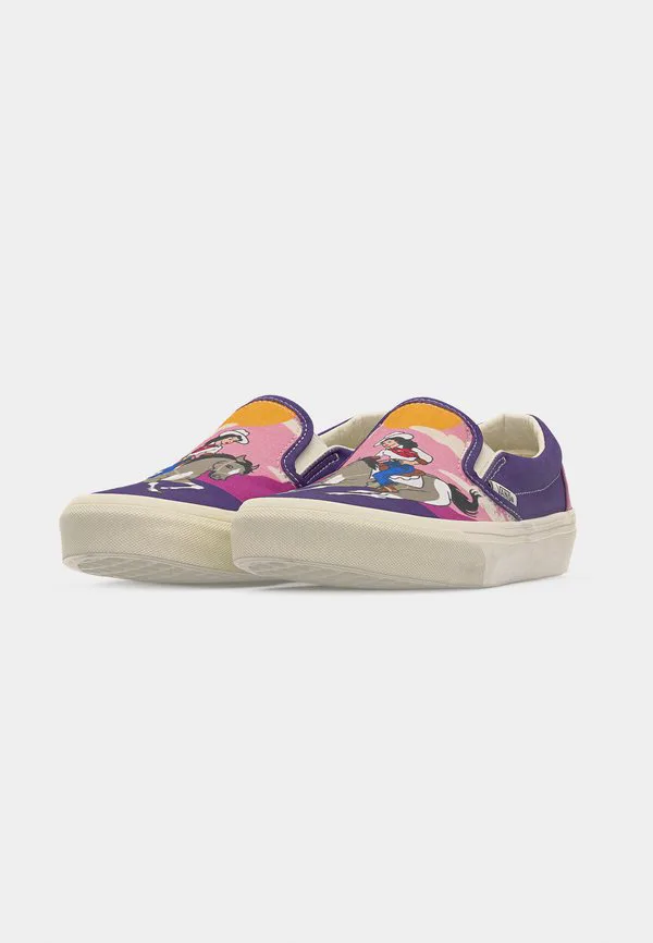 Классические кроссовки без шнурков унисекс Vans, Purple/Multi-Coloured — фото 3