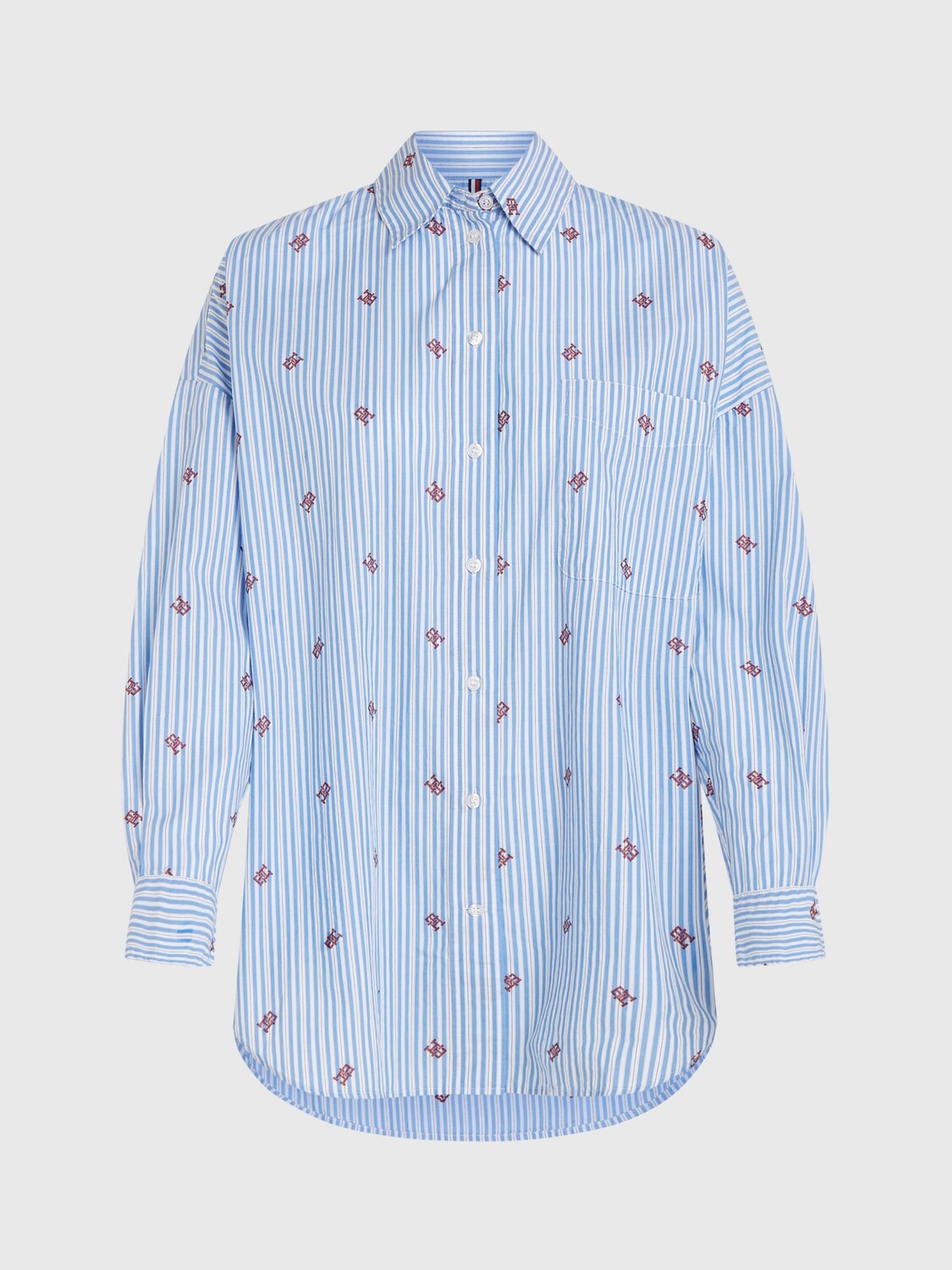 

Рубашка с принтом в полоску Tommy Hilfiger, Monogram Critter