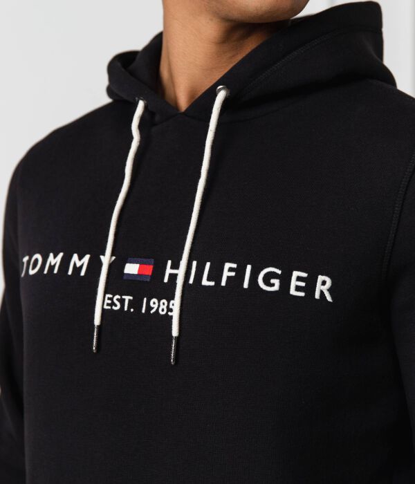 Толстовка с логотипом Томми Regular fit Tommy Hilfiger, черный — фото 4