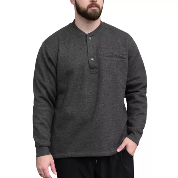 

Мужской пуловер вафельной вязки на подкладке из шерпы Victory Outfitters, серый