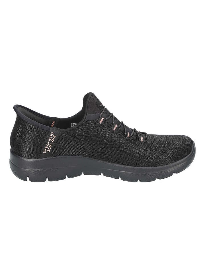 Низкие кроссовки Skechers SUMMITS CLASSY NIGHT, цвет black/gold — фото 4