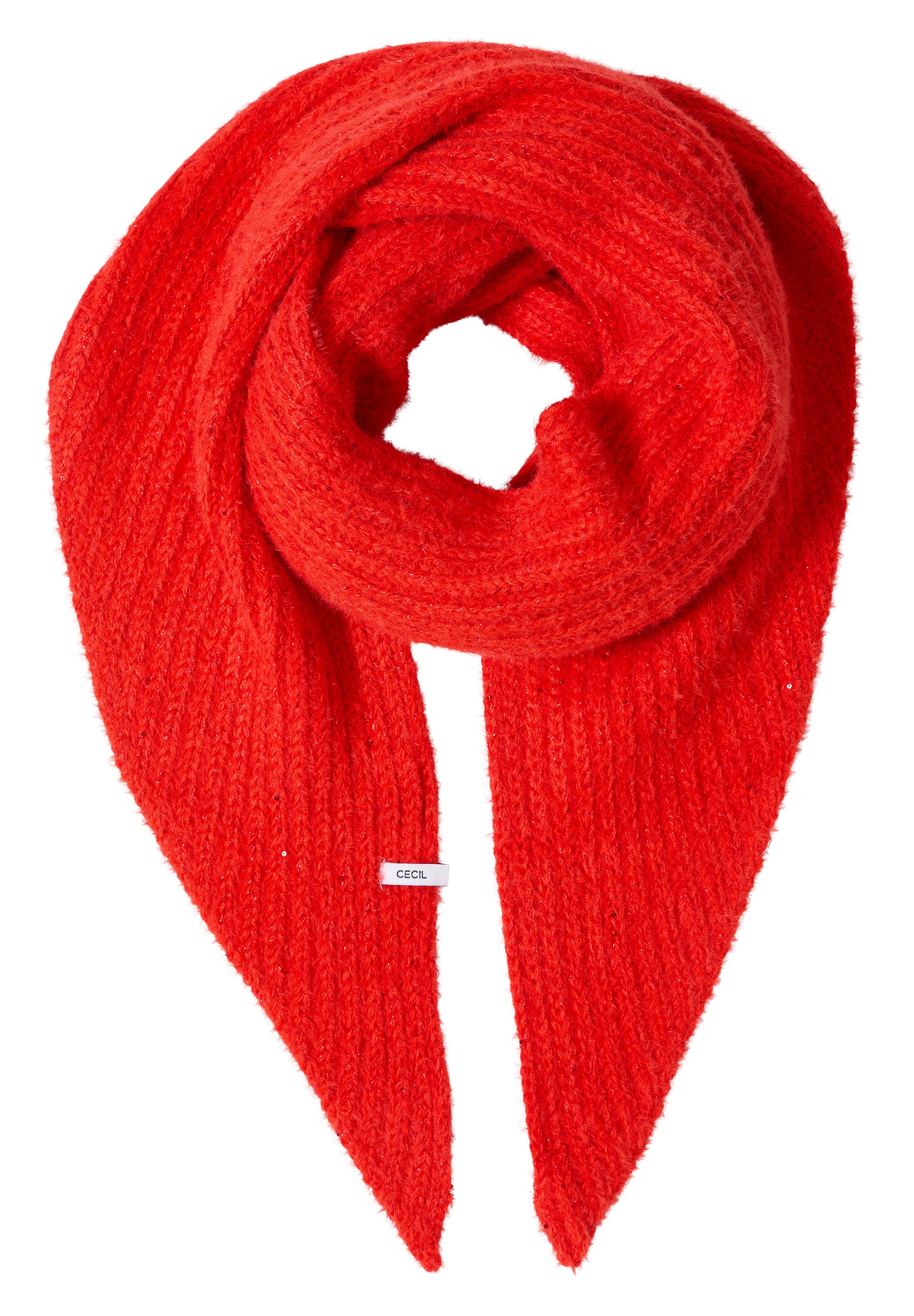 

CECIL Шарф в неоново-красном цвете