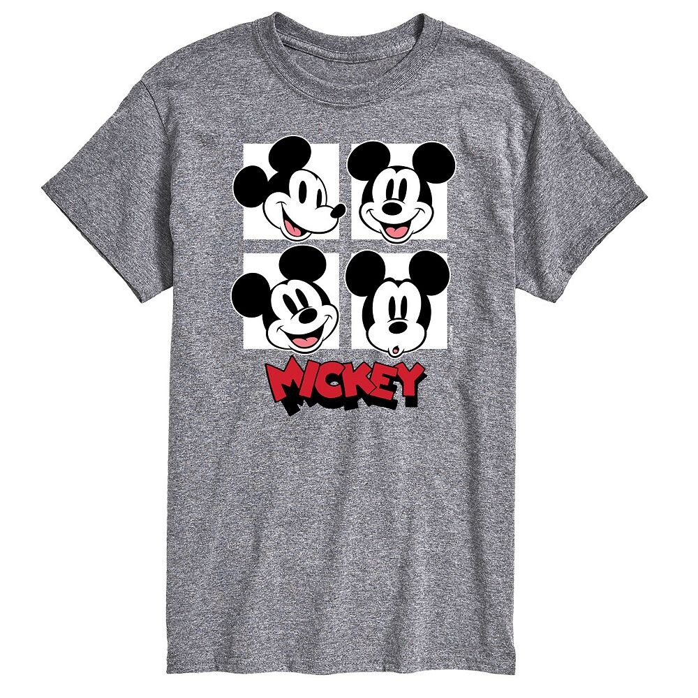 

Мужская футболка с рисунком Микки Мауса Disney's, серый