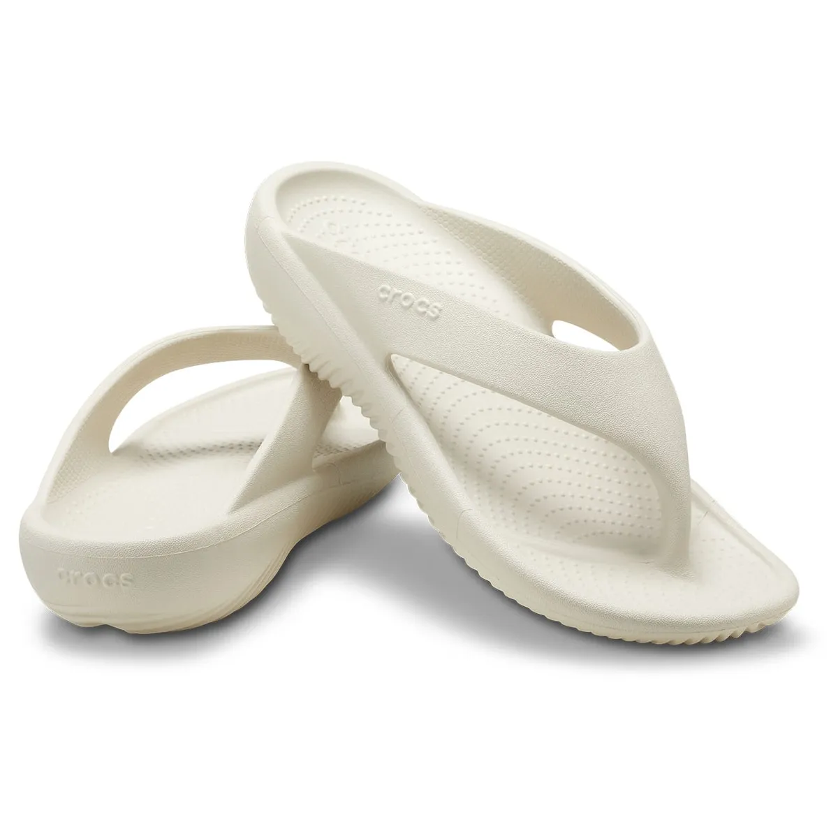 Женские шлепанцы Mellow Recovery Womens Flip W Crocs, светло-бежевый — фото 2