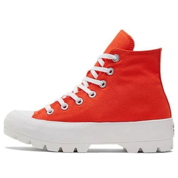 Кроссовки chuck taylor all star lugged orange/red Converse, красный